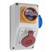 Rozdzielnica n/t R-BOX kompakt 16A 5P 1x250V wył lp B.165-1-LP | B.165/1/LP Pawbol