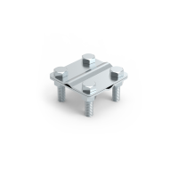 Złącze krzyżowe 4-otworowe do połączeń drutu odgromowego M8/30, 1.2 OC | 90100201 Elko-Bis
