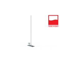 Maszt odgromowy 3m z podstawą metalową, 43.3/M AL | 94383009 Elko-Bis