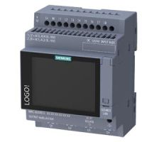 LOGO! 12/24RCE Moduł logiczny, zasilacz wyświetlacza / I/O: 12/ 24 V DC/relay, 8 DI (4 AI)/4 DO | 6ED1052-1MD08-0BA3 Siemens