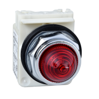 Lampka sygnalizacyjna Harmony 9001K okrągła fi 30, czerwona, LED BA 9s, 24V AC/DC, IP66 | 9001KP35LRR9 Schneider Electric