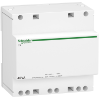 Modułowy transformator bezpiecznikowy iTR 230V 50-60 Hz wyjście 12-24V 40VA | A9A15220 Schneider Electric