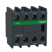 Blok styków pomocniczych TeSys 2NO+2NC zaciski śrubowe | LADN22G Schneider Electric