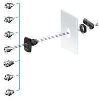 Wkładka kwadratowa do zamka 8mm do S3D Spacial | NSYAEDLS8S3D Schneider Electric