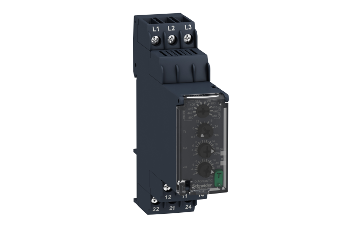 Przekaźnik kontrolny 3-fazowy awaryjny 304-576VAC | RM22TR33 Schneider Electric