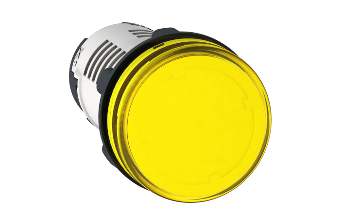 Wskaźnik świetlny Fi-22mm żółty zintegrowany LED 230V zacisk śrubowy, Harmony XB7 | XB7EV05MP Schneider Electric