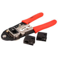 Szczypce do zaciskania złączy modularnych 8P 6P 4P 195 mm TPR SK5 - blister - 1 szt. MODECO EXPERT | MN-20-180 Rawlplug