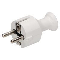 Wtyczka prosta rozbieralna Uni-Schuko 2P+Z 16A, biały | WT-40/BIAŁY Orno