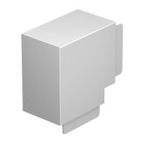 Kształtka naroża płaskiego 100x130mm, PVC, czysta biel, 9010 WDK HF100130RW | 6193029 Obo Bettermann