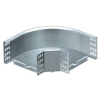 Łuk 90st poziomy, z łącznikiem kątowym 110x300, St, FS RB 90 130 FS | 7001932 Obo Bettermann
