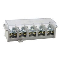 Odgałęźnik instalacyjny 5-segment. z pokrywą LZ5x35/16 wyk.11P szary | 84034002 Simet