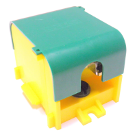 Odgałęźnik instalacyjny 1-torowy 70/4x16mm2 , moc. na TS 35 i do podłoża, z pokrywą LZ1x70/16Pz-g | 84047009 Simet