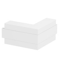 Naroże zewnętrzne stałe 190x190x100, PC/ABS, czysta biel, 9010 GK-AS53100RW | 6113040 Obo Bettermann