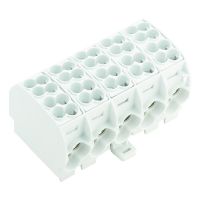 Złączka szynowa przelotowa WPD 501 2X25/2X16 5XGY | 1561750000 Weidmuller
