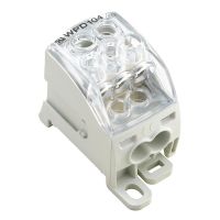 Złączka szynowa przelotowa WPD 104 1x25+1x16/2x16+3x10 GY | 1562000000 Weidmuller