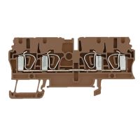 Złączka szynowa przelotowa ZDU 2.5/4AN BR | 1683460000 Weidmuller