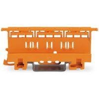 Adapter montażowy, seria 221, 6mm2, do montażu śrubowego na szynie TS 35, pomarańczowy | 221-510 Wago