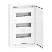 Rozdzielnica modułowa p/t DARP 36S Quiteline  3x12 drzwi aluminiowe IP54 520x345x90mm biała | 9.312 Elektro-Plast Opatówek