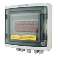 Rozdzielnica PV UV DC Doktorvolt, 2 obwód, 2x ochronnik T1+T2 1000V dławnice 1xPG-11 i 8xPG-7 | DV-4463-FOT Doktorvolt