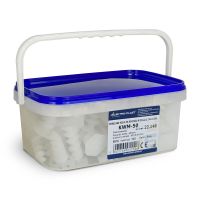 Kołki do montażu w izolacji wkręcane z kluczem KWM-50 BOX białe, wiaderko (100szt) | 22.149 Elektro-Plast Opatówek