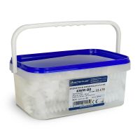 Kołki do montażu w izolacji wkręcane z kluczem KWM-80 BOX białe, wiaderko (60szt) | 22.179 Elektro-Plast Opatówek