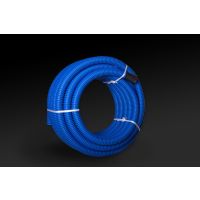 Rura giętka karbowana dwuwarstwowa w kręgach RODK 40/32 450N, HDPE, dwuścienna, niebieska (50m) DVR | 10599 TT Plast
