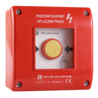 Ręczny przycisk przeciwpożarowego wyłącznika prądu PWP1 2NO LED z certyfikatem | PWP1-W01-A-20-2LED7\. Spamel