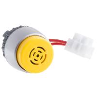 Sygnalizator dźwiękowy 230VAC, pierścień niklowany | ST22-SD-230AC\. Spamel