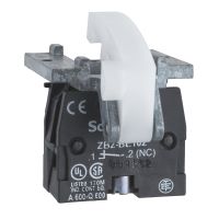 Blok styków z samopowrotem NC+NC montaż na podstawie | XACS104 Schneider Electric