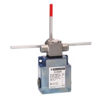 Wyłącznik krańcowy XCKMR ramię metalalowe pręt 6mm dł= 200mm 2x 2NC Pg13 | XCKMR54D2 Telemecanique Sensors