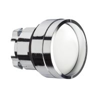 Przycisk wpuszczony biały samopowrotny bez podświetlenia metalowy bez oznaczenia Harmony XB4 | ZB4BA16 Schneider Electric