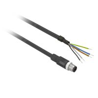 Złącze wtykowe męskie M12 proste DŁ.2M 5PIN | XZCP1564L2 Telemecanique Sensors