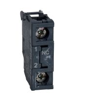 Blok styków pojedynczy dla głowicy Fi-22mm 1NC pozłacane zaciski śrubowe, Harmony XB4 | ZBE1026 Schneider Electric
