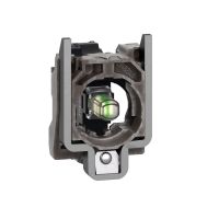 Korpus przycisku LED 24-120v metalowy biały Harmony XB4 | ZB4BVBG1 Schneider Electric