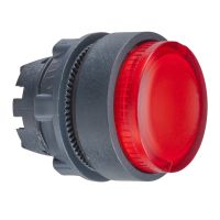 Napęd przycisku wystający czerwony żarówka BA9s plastikowy typowa soczewka Harmony XB5 | ZB5AW14 Schneider Electric