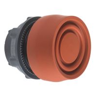 Napęd przycisku okapturzony Fi-22mm czerwony samopowrotny okrągły plastikowy Harmony XB5 | ZB5AP4S Schneider Electric