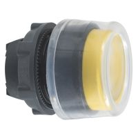 Napęd przycisku wystający okapturzony żółty samopowrotny bez podśw. plastikowy Harmony XB5 | ZB5AP5 Schneider Electric