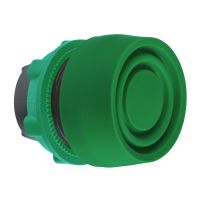 Napęd przycisku okapturzony Fi-22mm zielony samopowrotny okrągły plastikowy Harmony XB5 | ZB5AP3S Schneider Electric