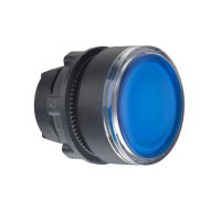 Główka przycisk płaski niebieski LED plastikowy Harmony XB5 | ZB5AH063 Schneider Electric