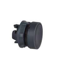 Główka przycisku płaskiego, z mechanizmem push-push, czarna plastikowa Harmony XB5 | ZB5AH02 Schneider Electric