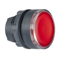 Przycisk płaski czerwony samopowrotny bez podśw. plastikowy możliwość opisu, Harmony XB5 | ZB5AA48 Schneider Electric