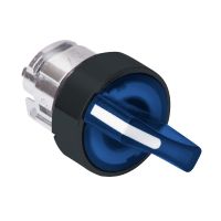 Główka przełącznika 3 pozycyjnego LED niebieska plastikowa Harmony XB5 | ZB5AK1363 Schneider Electric