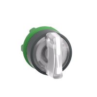Napęd przełącznika podświetlany 3-pozycyjny stabilny, biały, Harmony XB5 | ZB5AK1313 Schneider Electric