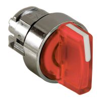 Napęd przełącznika 3-pozycyjny czerwony z lewej do środka LED metalowy typowa Harmony XB4 | ZB4BK1743 Schneider Electric