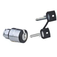 Główka przełącznika 3 pozycyjnego z kluczem samopowrotem czarny metalowy Harmony XB4 | ZB4BG1 Schneider Electric