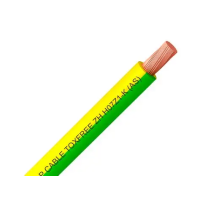 Przewód bezhalogenowy TOXFREE ZH H07Z1-K(AS) 1x25 450/750V G/Y B2ca żółto-zielony BĘBEN | 151V025. TOP Cable