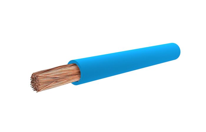 Przewód instalacyjny H07V-K (LGY) 25 450/750V, niebieski BĘBEN | 20210151 Prysmian