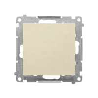 Łącznik schodowy z podświetleniem LED (moduł) 10AX 250V, szybkozłącza, Szampański mat Simon 55 | TW6L.01/X/144 Kontakt Simon