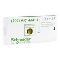Zestaw oznaczników zółtych, litera N(200szt.) | AR1MB01N Schneider Electric