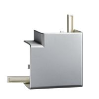 Kolano 90° PC, ABS aluminium, Optiline 45 | ISM10353 Schneider Electric